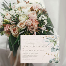 Forever Faithful Blushing White Floral Wedding