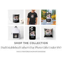 Dad Established Father's Day Photo Gifts Under $50