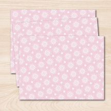 Pink And White Floral Pattern