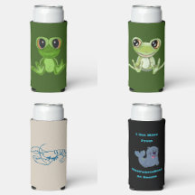 Seltzer Can Cooler Sleeves With Animal Designs 