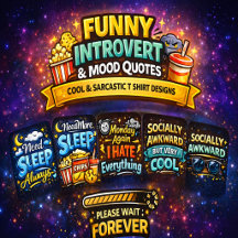 Cool & Sarcastic T-Shirt Designs