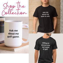 Funny Minimalist Let's Talk About Golf Gifts 