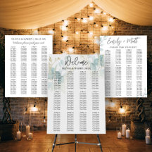 Elegant Wedding Seating Charts