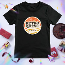 Retro Quest Game Club – Vintage Gamer Design