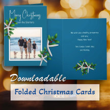 Christmas Folded Greeting Cards