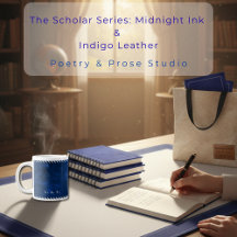 The Scholar Series: Midnight Ink & Indigo Leather