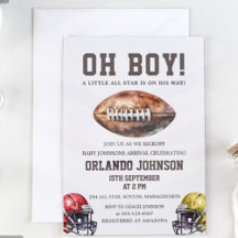 FOOTBALL BABY SHOWER