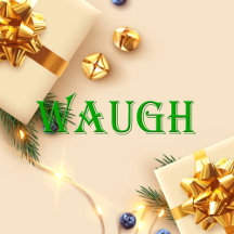Waugh Name Shirt Waugh_collection