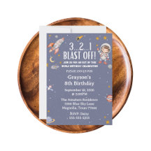 Astronaut Outer Space Kids Birthday Collection