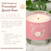 Birthday Gifts with Spanish Name