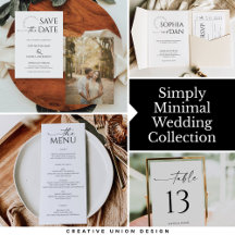 Simply Minimal Wedding Collection