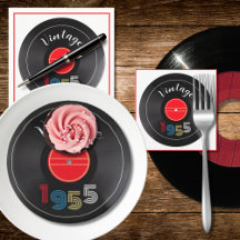 1955 70th Birthday Vinyl Record Retro Birthday