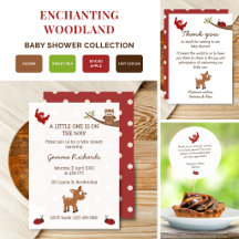 Enchanting Woodland Animals Baby Shower Theme