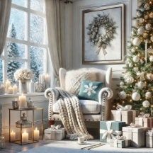  White Christmas/Holiday Decorations