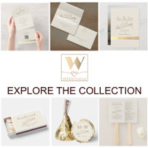 Romantic Ivory and Gold Wedding Invitation Suite