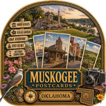 Muskogee Oklahoma Postcards/Gifts