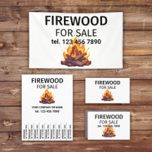 White Firewood For Sale Business Kit