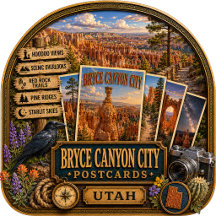 Bryce Canyon City Utah Postcards/Gifts