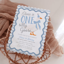 Retro One Silly Goose Boy 1st Birthday Suite