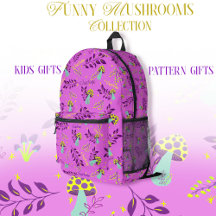 KIDS' BIRTHDAY GIFTS: Funny Mushrooms Pattern