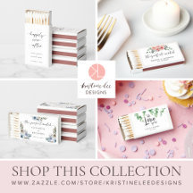 Custom Wedding Matches