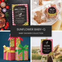 Rustic Gingham Baby-Q Shower