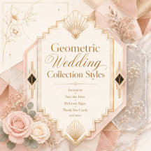 Geometric Wedding Collection Styles