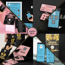 Modern Beauty Salon Promotional Materials 