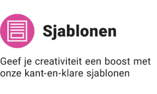 Geef je creativiteit een boost met onze kant-en-klare sjablonen