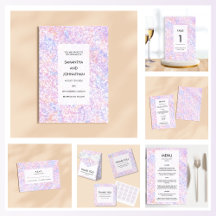 Colorful Watercolor Wedding