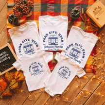 Custom Family Friends Ski Trip Matching Group