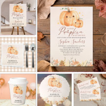 A Little Pumpkin Is on the Way" Fall Baby Shower