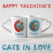 Cats in Love - Happy Valentine's