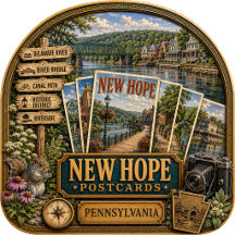 New Hope Pennsylvania Postcards/Gifts