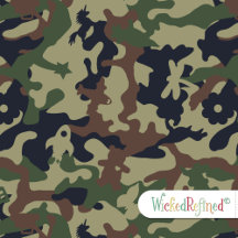 Cute Fun Camo – Woodland Green