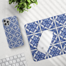 Blue Azulejo Portuguese Tiles Style 15 Collection