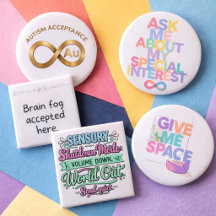 Autism Pride & Awareness Pins Badges