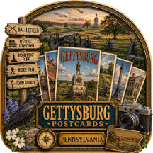 Gettysburg Pennsylvania Postcards/Gifts