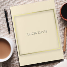 Elegant Pastel Golden Frame