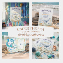Under the Sea Ocean Animals Birthday 