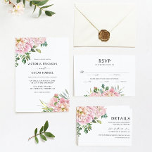 Blush Pink Roses and Hydrangeas Collection