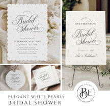 Elegant Pearls Bridal Shower
