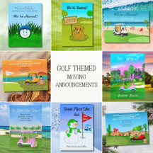 Golf New Address Moving Announcements