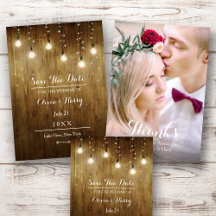 Rustic String Of Lights Country Wedding Collection