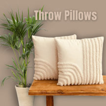 Throw Pillows with Quotes & Humor