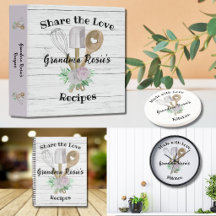 Country Watercolor Kitchen Utensils Collection