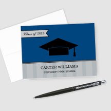 Modern Graduation Thank You Cards