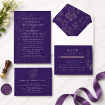 Royal Fantasy Medieval Wedding Collection   Purple