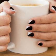 Black Nail Wraps