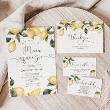 Mama's main squeeze Baby shower collection.